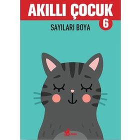 Sayıları Boya - Akıllı Çocuk 6 Kitap
