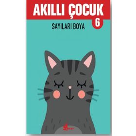 Sayıları Boya - Akıllı Çocuk 6 Kitap