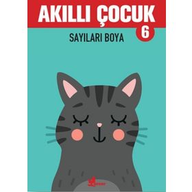 Sayıları Boya - Akıllı Çocuk 6 Kitap