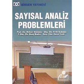 SAYISAL ANALIZ - MEHMET BAKİOĞLU