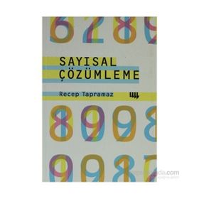 SAYISAL ÇÖZÜMLEME - RECEP TAPRAMAZ