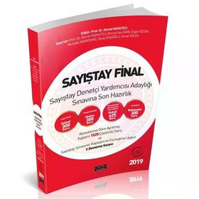 Sayıştay 2019 Final Son Hazırlık Soru Bankası Savaş Yayınları