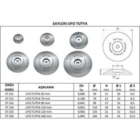 Saylon 110 mm Ufo Tutya