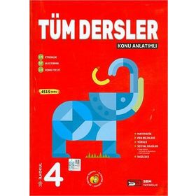 SBM Yayıncılık 4. Sınıf Tüm Dersler Konu Anlatımlı