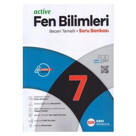 SBM Yayıncılık 7. Sınıf Fen Bilimleri Active Soru Bankası