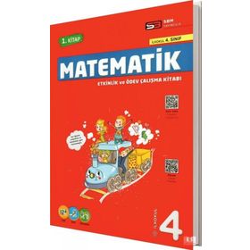 Sbm Yayınları 1. Kitap 4sınıf Matematik Etkinlik Ve Ödev Çalışma Kitabı - Kolektif