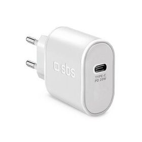 Sbs 1xUSB-A+1xUSB-C PD 20W Beyaz Seyahat Şarj Cihazı