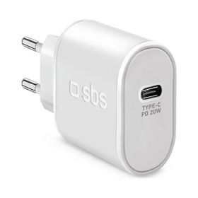 Sbs 1xUSB-C PD 20W Beyaz Seyahat Şarj Cihazı