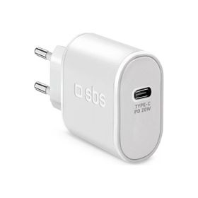 Sbs 1xUSB-C PD 20W Beyaz Seyahat Şarj Cihazı