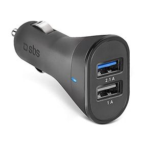 Sbs 2X Usb 2.1A+1A Siyah Araç Tipi Şarj Cihazı