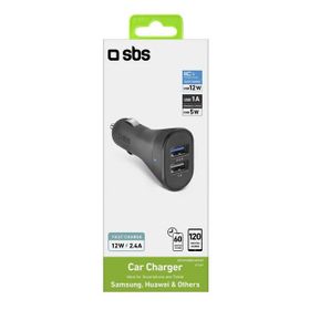Sbs Araç Şarj Cihazı 2 USB Outputs-2.4 A Hızlı Şarj