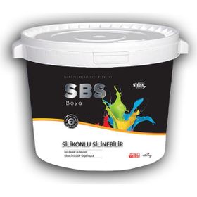 Sbs Beyaz 3 kg Silikonlu Silinebilir İç Cephe Boyası