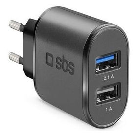 Sbs Siyah 2xUSB-A Hızlı Seyahat Şarj Cihaz