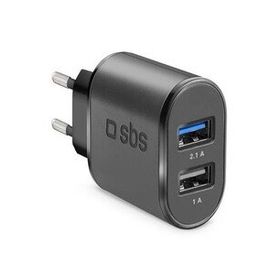 Sbs Siyah 2xUSB-A Hızlı Seyahat Şarj Cihaz