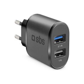 Sbs Siyah 2xUSB-A Hızlı Seyahat Şarj Cihaz