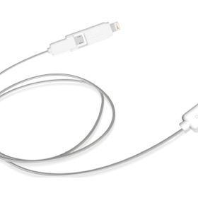 Sbs USB Lightning ve Beyaz Micro USB Data Kablosu