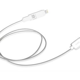 Sbs USB Lightning ve Beyaz Micro USB Data Kablosu