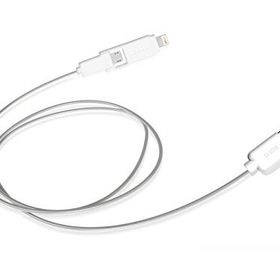 Sbs USB Lightning ve Beyaz Micro USB Data Kablosu