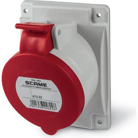 Scame IP44 4x32 A CEE Norm Makine Eğik Priz