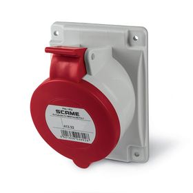 Scame IP44 4x32 A CEE Norm Makine Eğik Priz