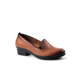 Scavia 083 Zenne Taba Kadın Topuklu Ayakkabı
