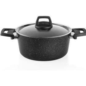 Schafer 14 Parça Siyah Black Stone Tencere Seti