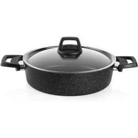Schafer 14 Parça Siyah Black Stone Tencere Seti