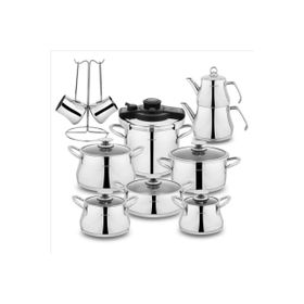 Schafer 1S0837-29001-INX01 Caldron Inox 18 Parça Çelik Çeyiz Seti