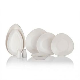 Schafer 1S1226-01001-ALT01 56 Parça Altın Dina Yemek Takımı