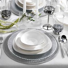 Schafer 1S1226-01001-PLT01 56 Parça Platin Dina Yemek Takımı