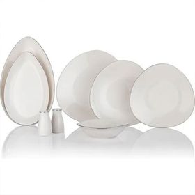 Schafer 1S1226-01001-PLT01 56 Parça Platin Dina Yemek Takımı