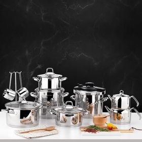 Schafer 1S3513-29001-INX01 Jewel Inox 18 Parça Çelik Çeyiz Seti