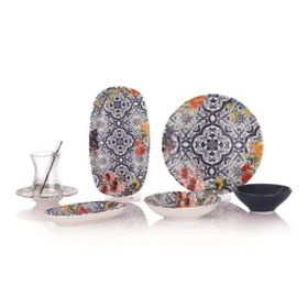 Schafer 1S6415-02001-LAC01 Sophie Lacivert 32 Parça Kahvaltı Takımı