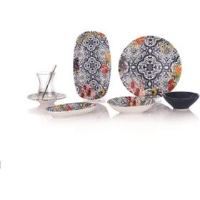 Schafer 1S6415-02001-LAC01 Sophie Lacivert 32 Parça Kahvaltı Takımı