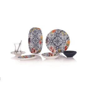 Schafer 1S6415-02001-LAC01 Sophie Lacivert 32 Parça Kahvaltı Takımı