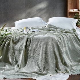 Schafer 200x230 cm Yeşil Charm Yatak Örtüsü