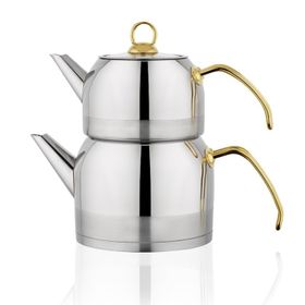Schafer 245419 Gold 4 Parça Büyük Boy Ada Çaydanlık Takım
