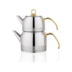 Schafer 245419 Gold 4 Parça Büyük Boy Ada Çaydanlık Takım