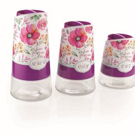 Schafer 24964 Mor 3 Boy Nesting Kavanoz Seti