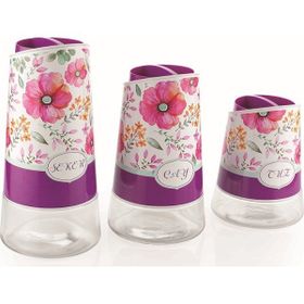 Schafer 24964 Mor 3 Boy Nesting Kavanoz Seti