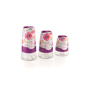 Schafer 24964 Mor 3 Boy Nesting Kavanoz Seti