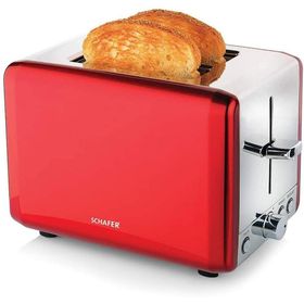 Schafer 25018 KST-017 Küchenchefs Kırmızı 1 Parça Ekmek Kızartma Makinesi