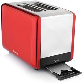 Schafer 25018 KST-017 Küchenchefs Kırmızı 1 Parça Ekmek Kızartma Makinesi