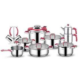 Schafer 56607 Gül Kurusu 18 Parça Compact Çelik Çeyiz Seti