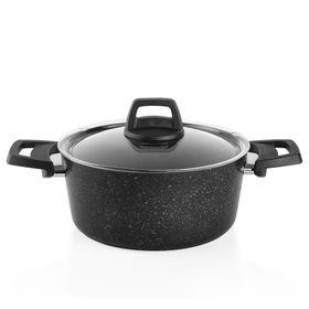 Schafer 7 Parça Siyah Black Stone Tencere Seti
