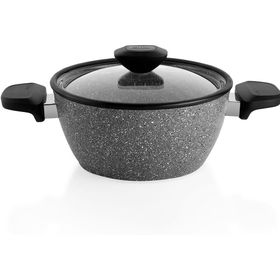 Schafer Alpha Granit 9 Parça Gri Tencere Seti