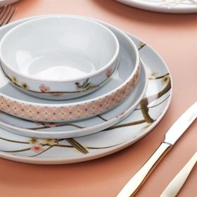 Schafer Arty 24 Parça Pembe Yemek Takımı