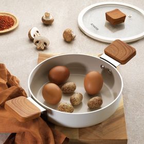 Schafer Ceramoni Krem 20 cm Seramik Kapaklı Sahan