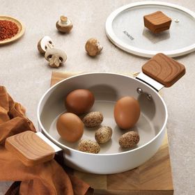 Schafer Ceramoni Krem 20 cm Seramik Kapaklı Sahan