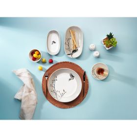 Schafer Charlotte 32 Parça Gri Kahvaltı Takımı
